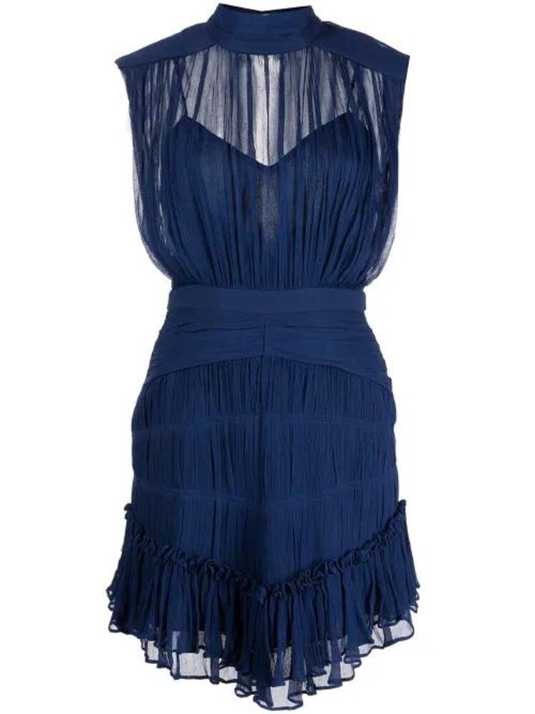 Shona Joy Safira ruched mini dress